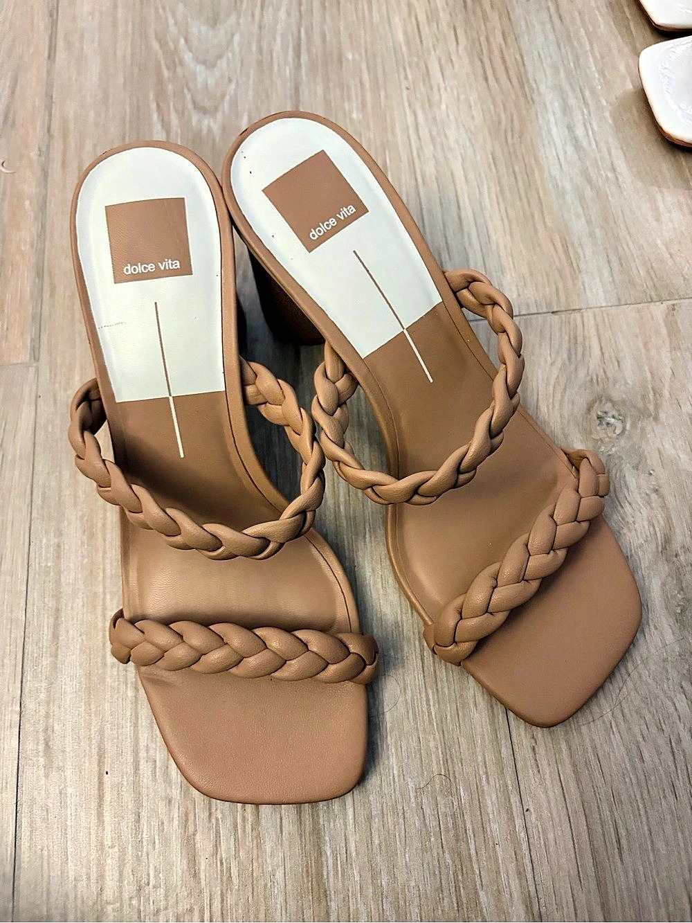 Dolce Vita Paily Sandal Braided Strap Brown US 8